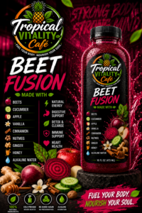 Beet Fusion - Tropical Vitality Cafe