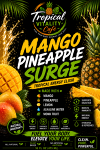 Mango Pineapple Surge - Tropical Vitality Cafe