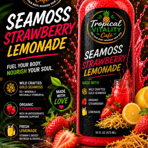 Seamoss Strawberry Lemonade